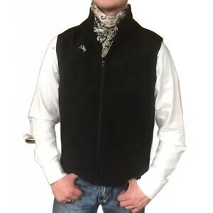 NEW WYOMING TRADERS mens morgan vest in black